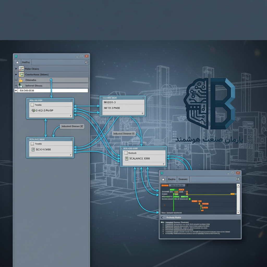 پیکربندی و برنامه نویسی شبکه profibus با نرم افزار step7 profibus