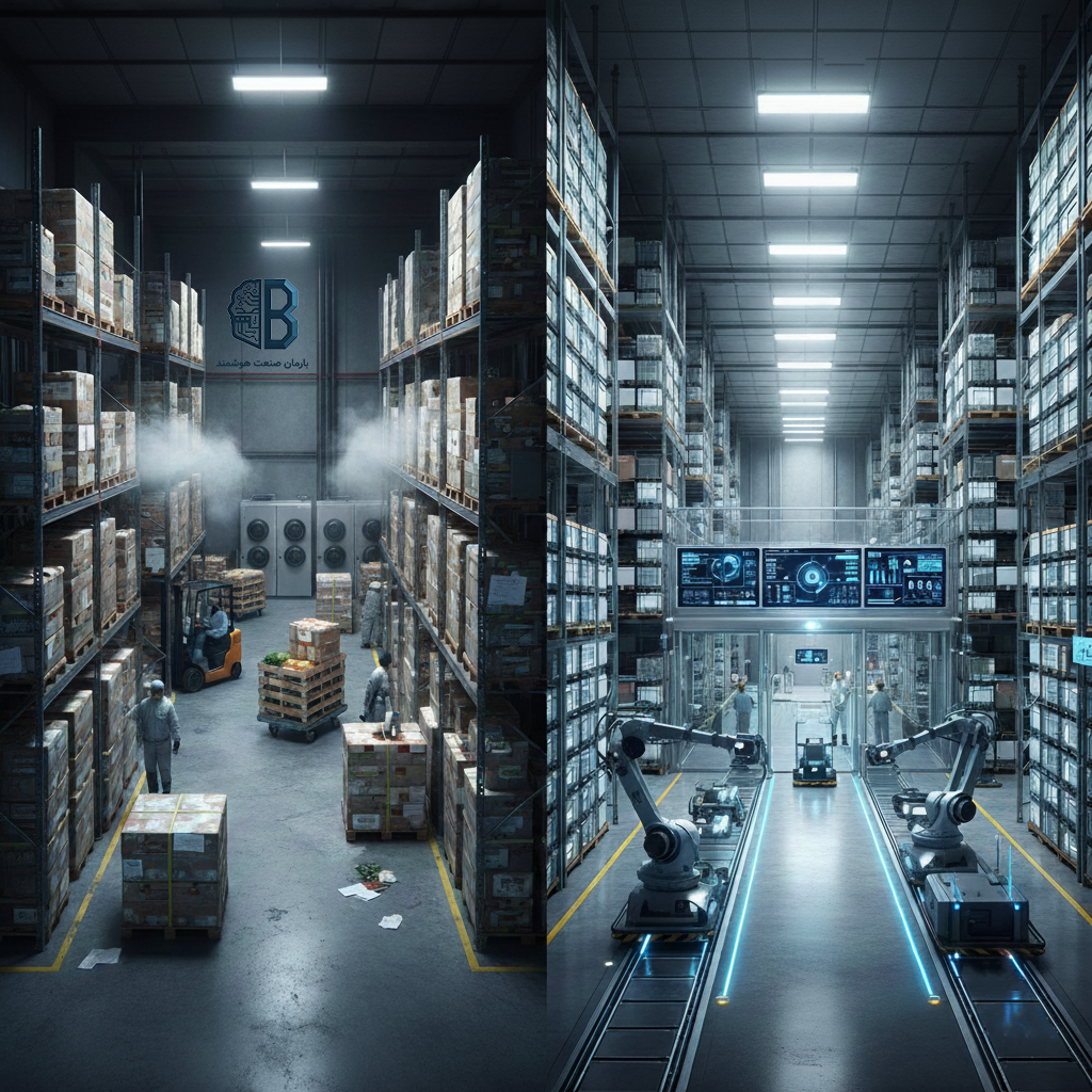 فرق سردخانههای فول اتوماسیون با سردخانههای سنتی فرق سردخانههای فول اتوماسیون با سردخانههای سنتی