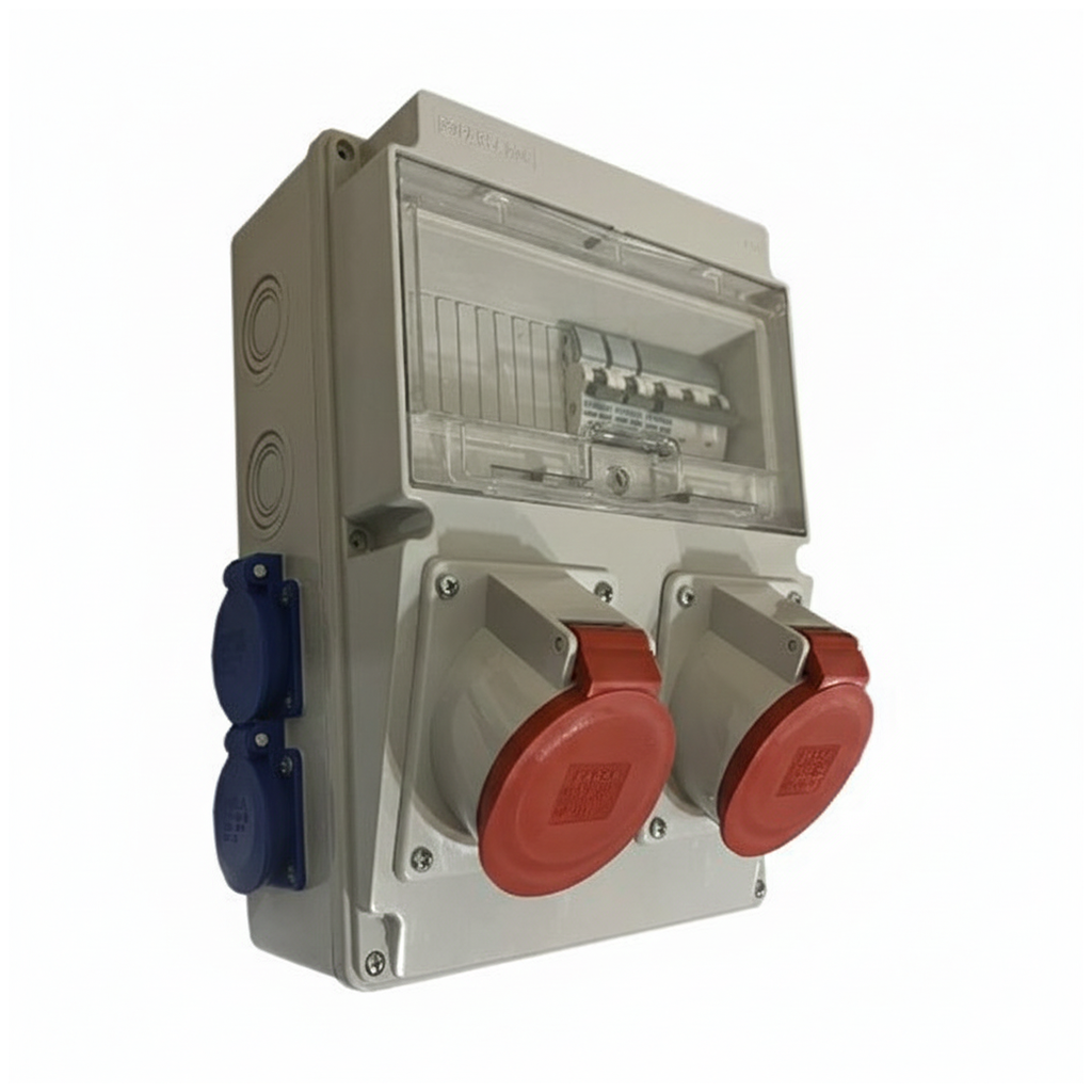 جعبه پریز کارگاهی سه فاز و تک فاز Workshop electrical panel